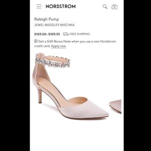 BADGLEY MISCHKA RALEIGH PUMP- size 6